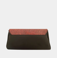 ADRINA CONVERTIBLE CLUTCH IN BLACK & RED - NOTTEVERA