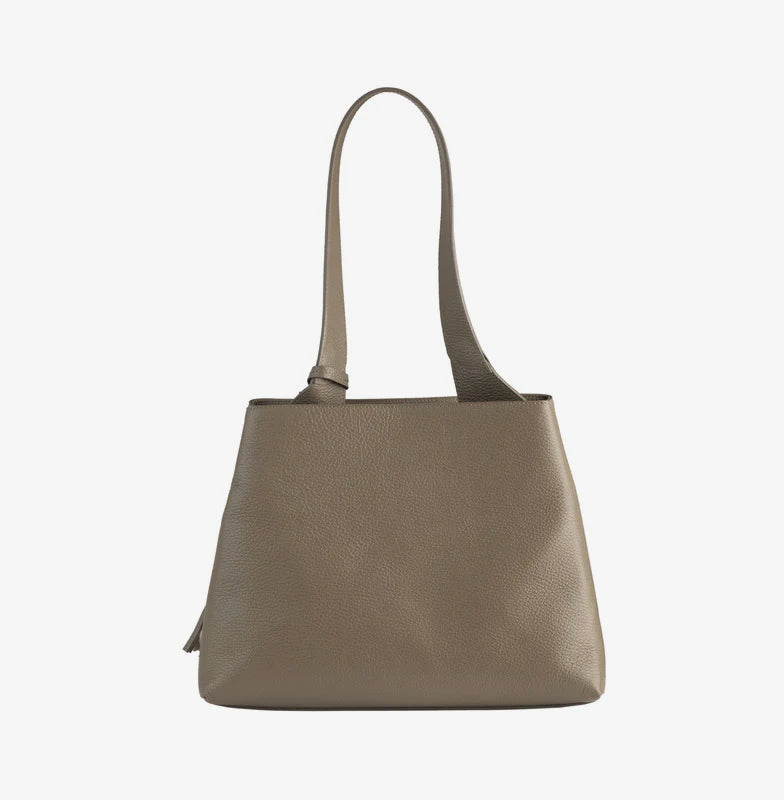 CINDY LEATHER SHOULDER BAG - NOTTEVERA