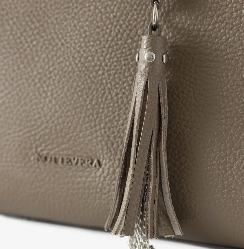 CINDY LEATHER SHOULDER BAG - NOTTEVERA