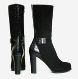 DIAMANTE SUEDE BOOT - NOTTEVERA