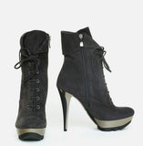 GRINTA SUEDE LACE-UP BOOT - NOTTEVERA