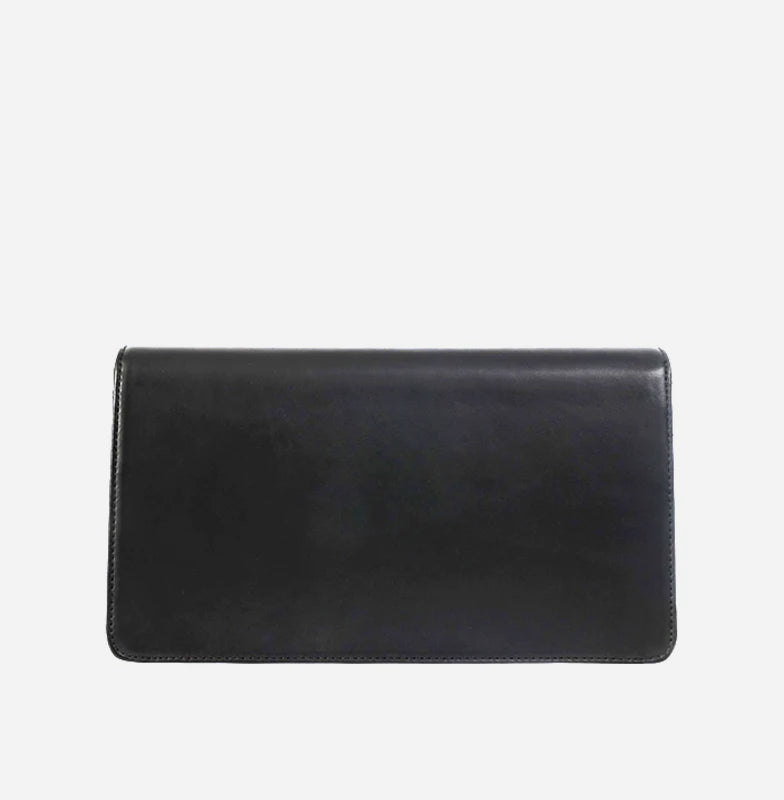 Kate Black Leather Clutch | NOTTEVERA