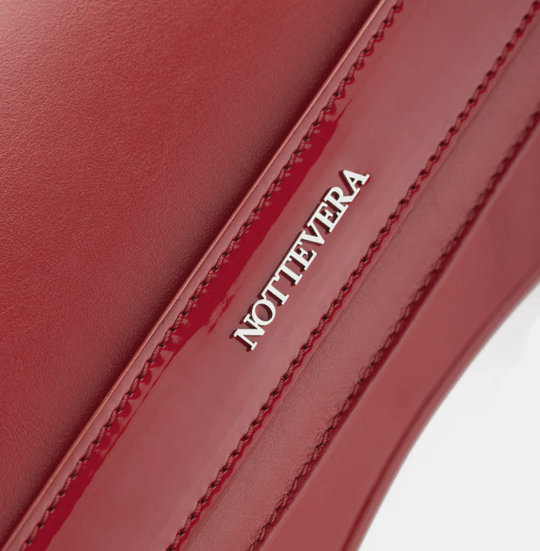 LINDA LEATHER CLUTCH - RED - NOTTEVERA
