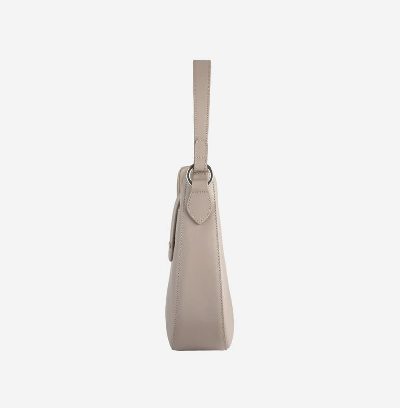 NADJA TOP-HANDLE LEATHER SHOULDER BAG - NOTTEVERA