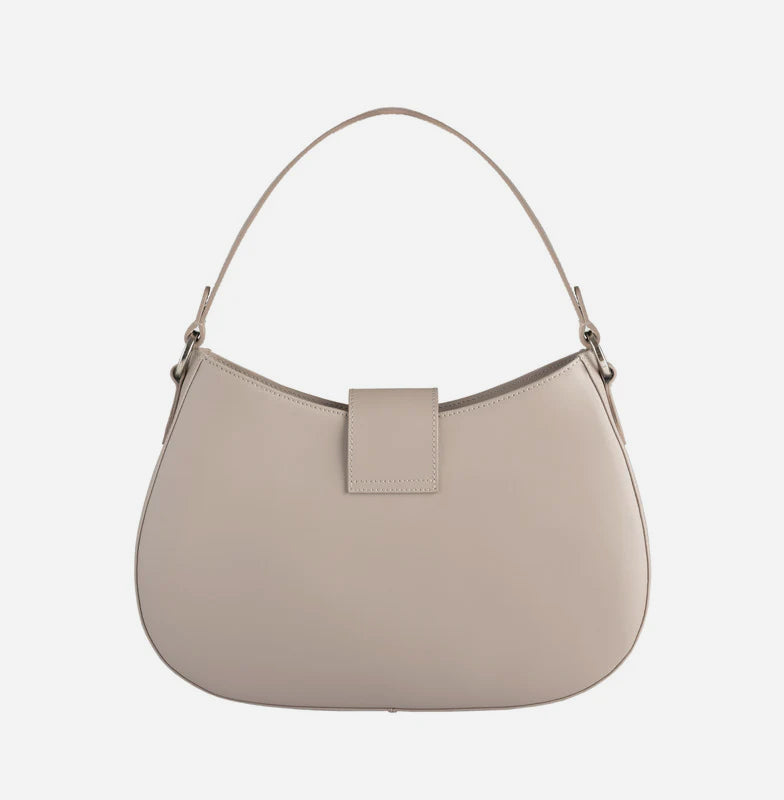 NADJA TOP-HANDLE LEATHER SHOULDER BAG - NOTTEVERA