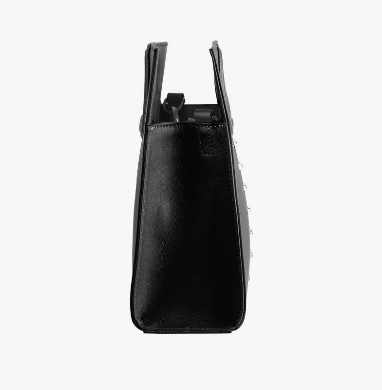 NAOMI LEATHER TOTE - BLACK - NOTTEVERA