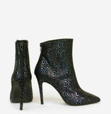 NOTTURNA STILETTO SUEDE BOOTIE - NOTTEVERA