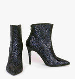 NOTTURNA STILETTO SUEDE BOOTIE - NOTTEVERA