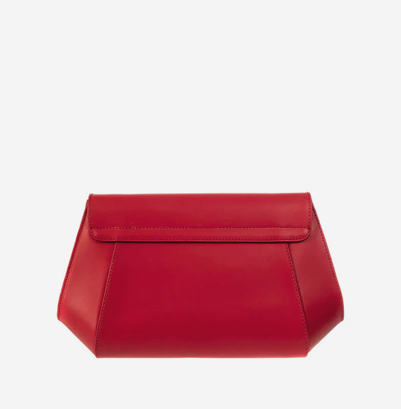 Veronica Geometric Leather Clutch | NOTTEVERA