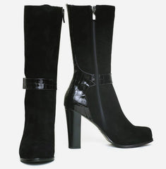 DIAMANTE SUEDE BOOT - NOTTEVERA