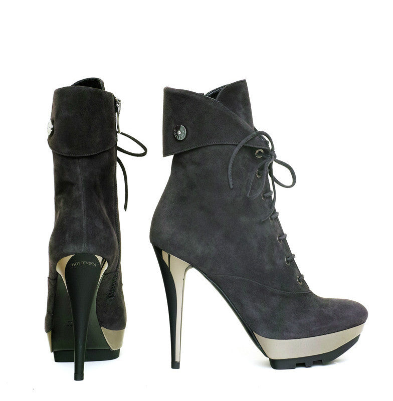 GRINTA SUEDE LACE-UP BOOT - NOTTEVERA - 1